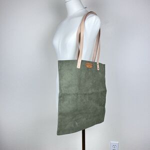Il Mercante Veneziano Tote Bag One Size SuedeLeather Bohemian Classic Green